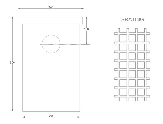 Inlet Sump 300 drawing #1