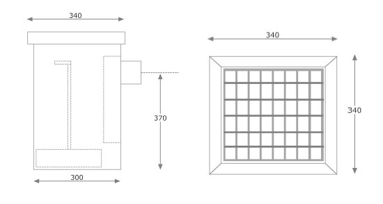 Inlet Sump 300 drawing #2